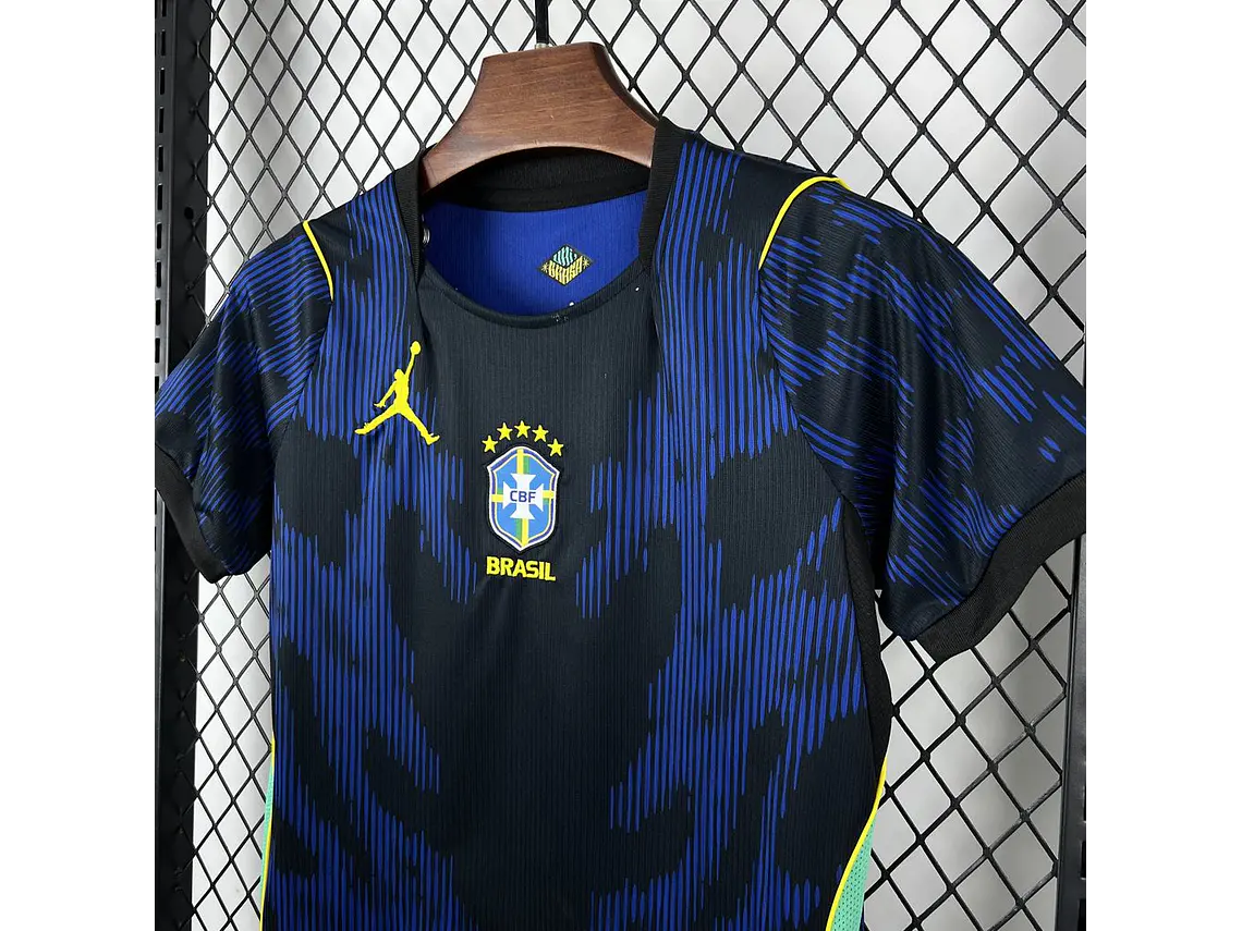Brazil 2026 World Cup Away Kids' Uniform 5