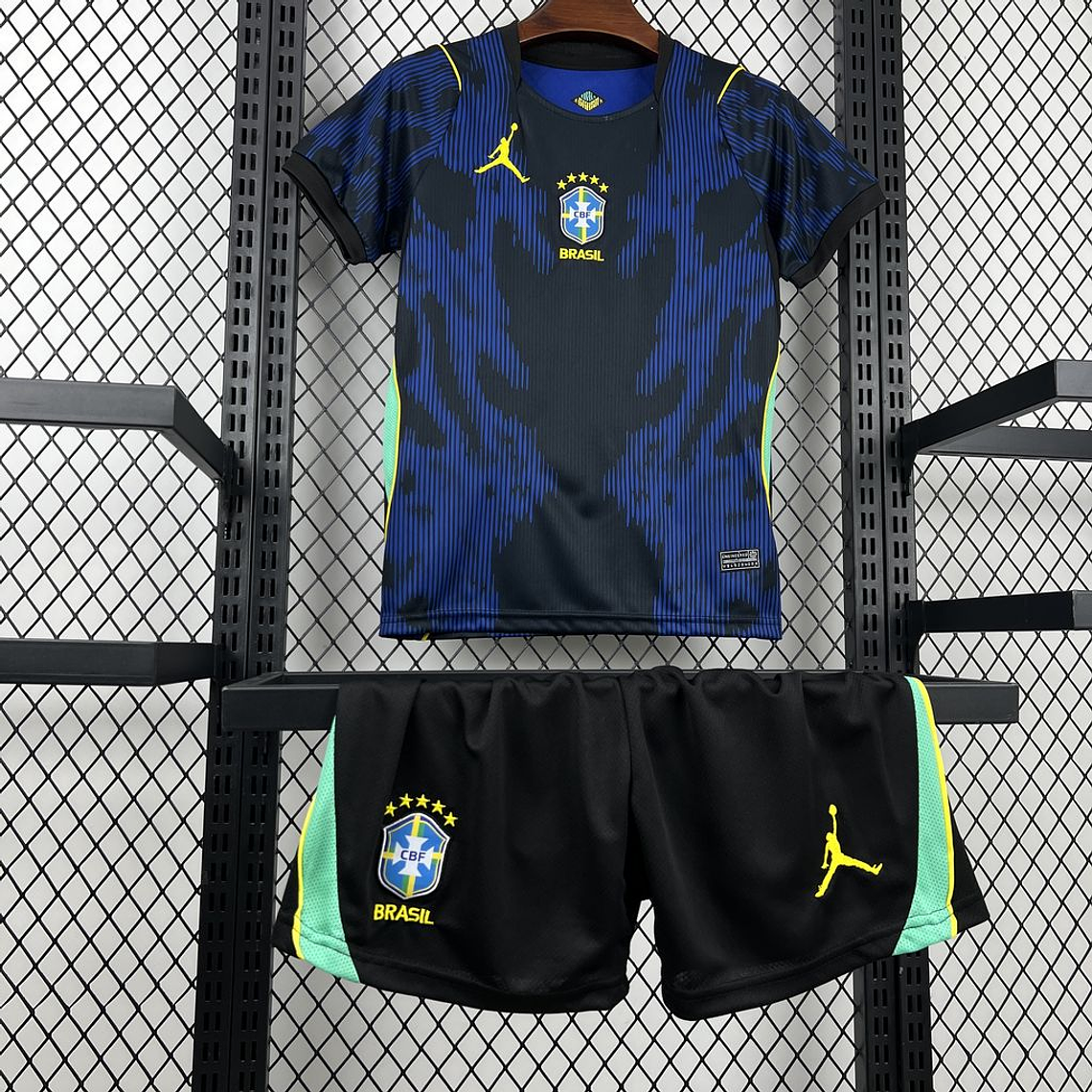 Equipamento Infantil Brasil 2026 World Cup Away  3
