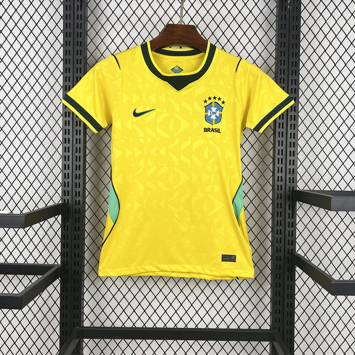 Camisola Brasil 2026 World Cup Home Feminina S a 2XL 1
