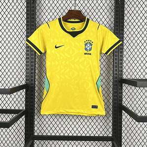 Camisola Brasil 2026 World Cup Home Feminina S a 2XL