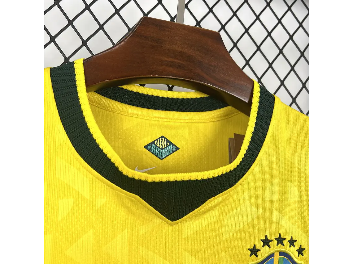 Camisola Brasil 2026 World Cup Home Feminina S a 2XL 4