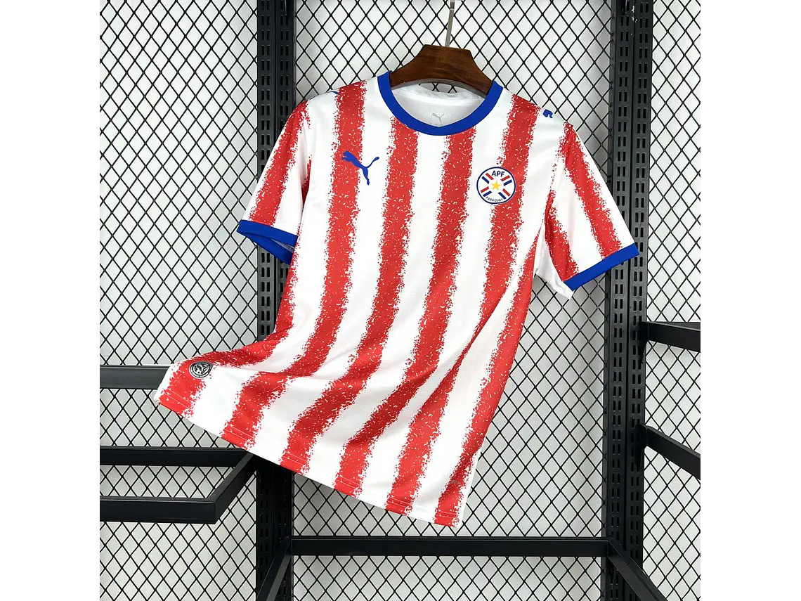 Camisola Paraguai 2026 World Cup Home S a 4XL 1