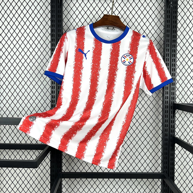 Camisola Paraguai 2026 World Cup Home S a 4XL 1