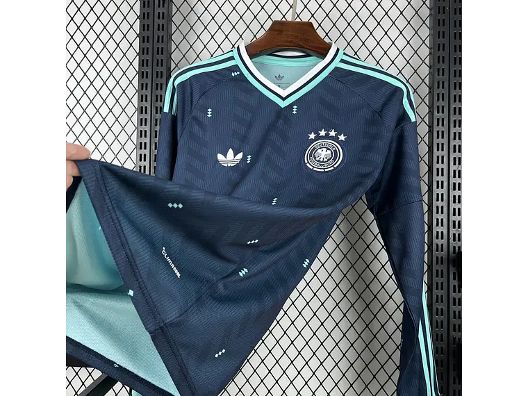 Camisola Alemanha 2026 World Cup Away Manga Longa S a 4XL 3