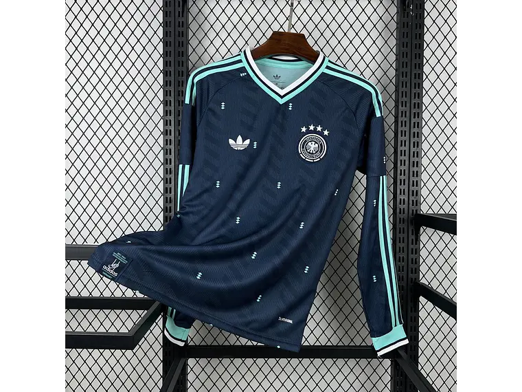 Camisola Alemanha 2026 World Cup Away Manga Longa S a 4XL 1