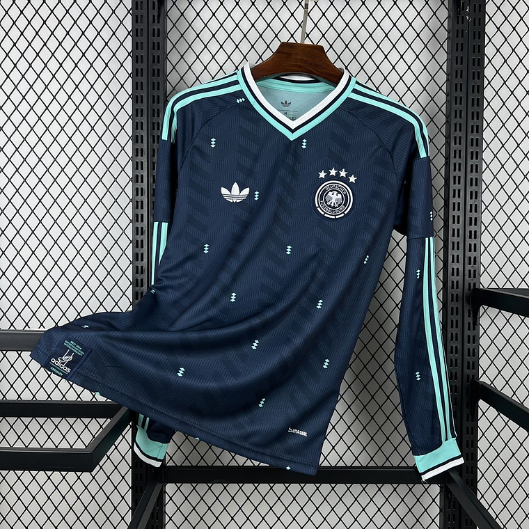 Camisola Alemanha 2026 World Cup Away Manga Longa S a 4XL 1