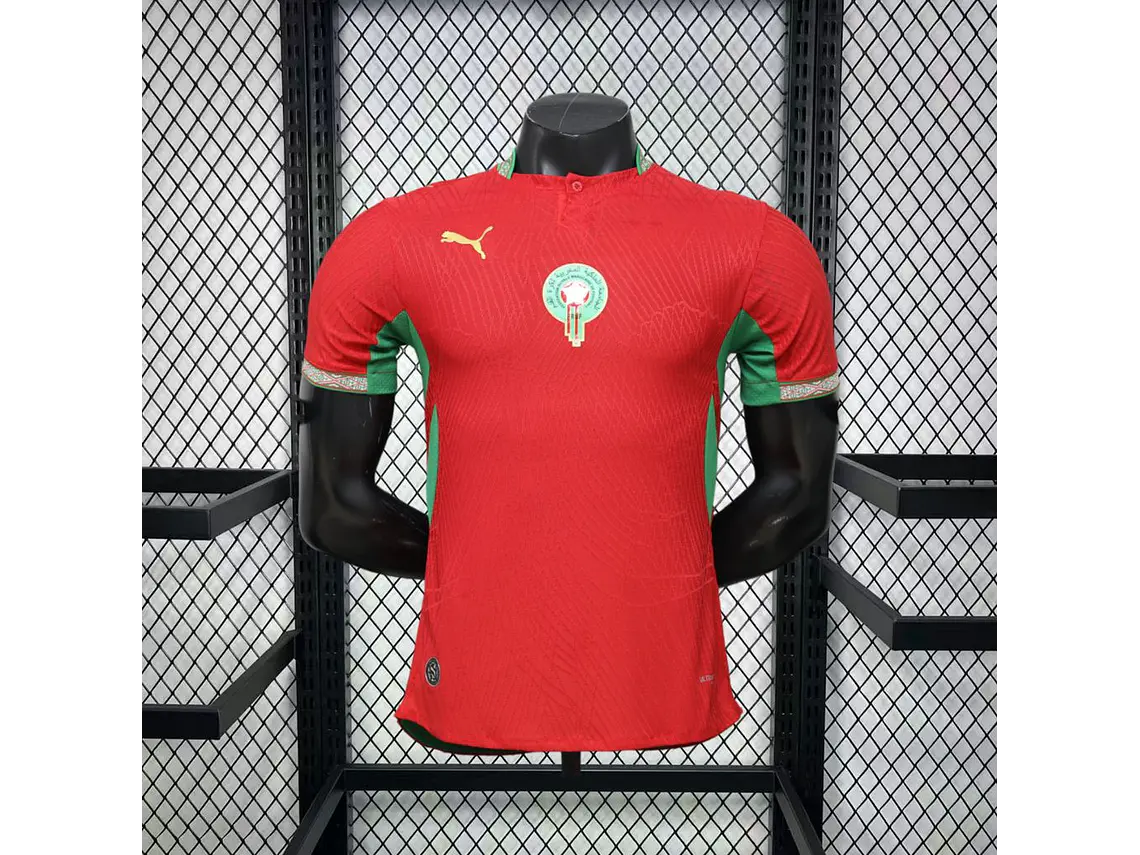Morocco 2026 World Cup Home Player Jersey, sizes S to 2XL 1