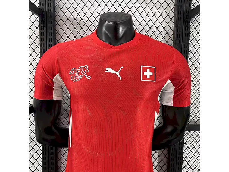 Camisola Suíça 2026 World Cup Home Player S a 2XL 3