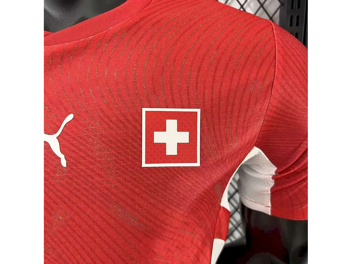 Camisola Suíça 2026 World Cup Home Player S a 2XL 4