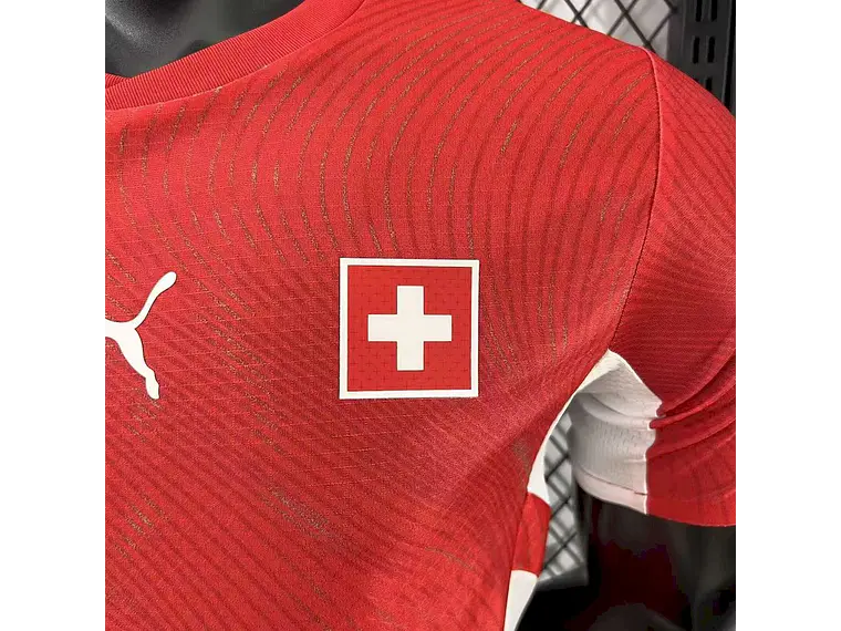 Camisola Suíça 2026 World Cup Home Player S a 2XL 4