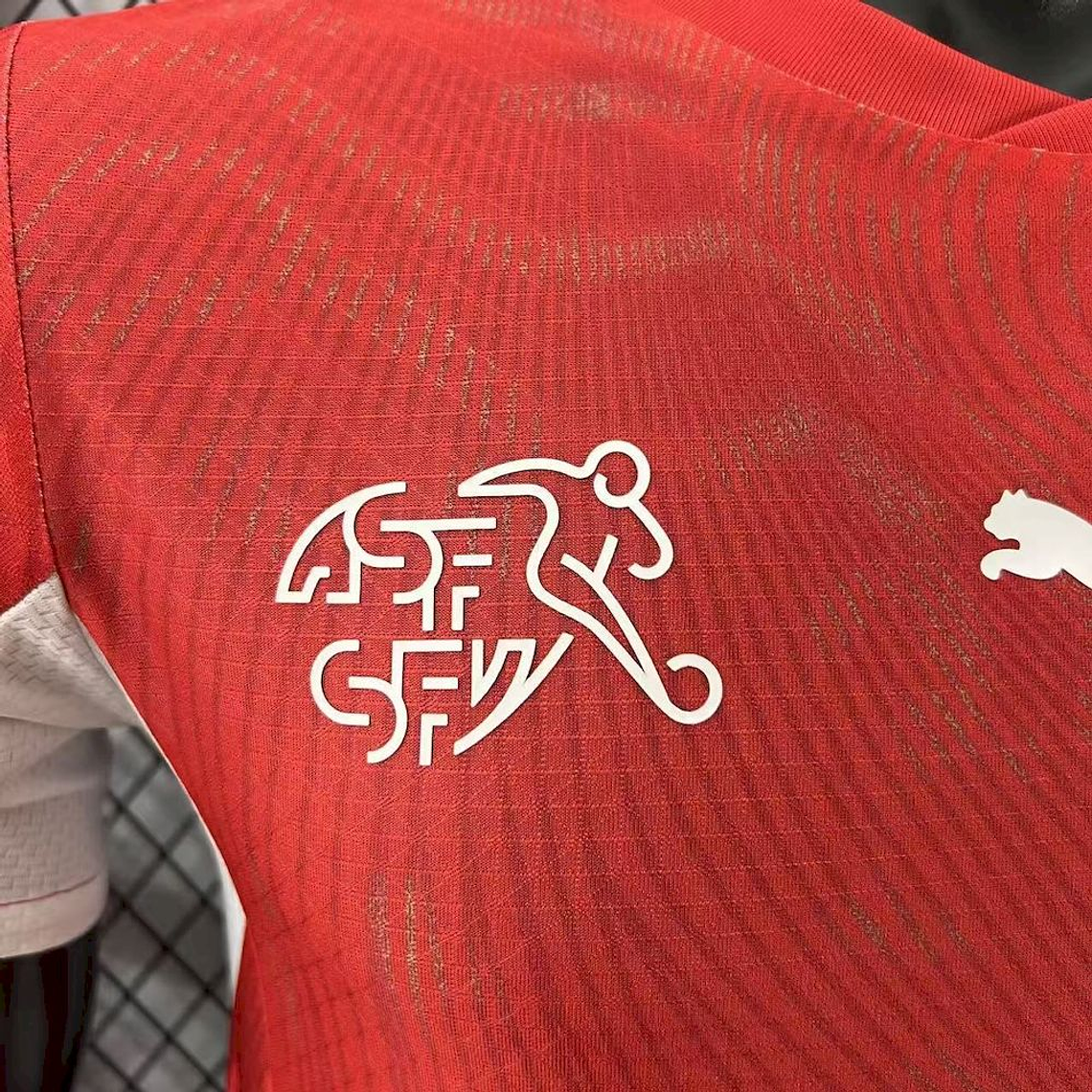 Camisola Suíça 2026 World Cup Home Player S a 2XL 5