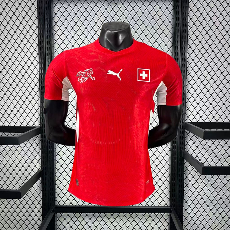 Camisola Suíça 2026 World Cup Home Player S a 2XL 1