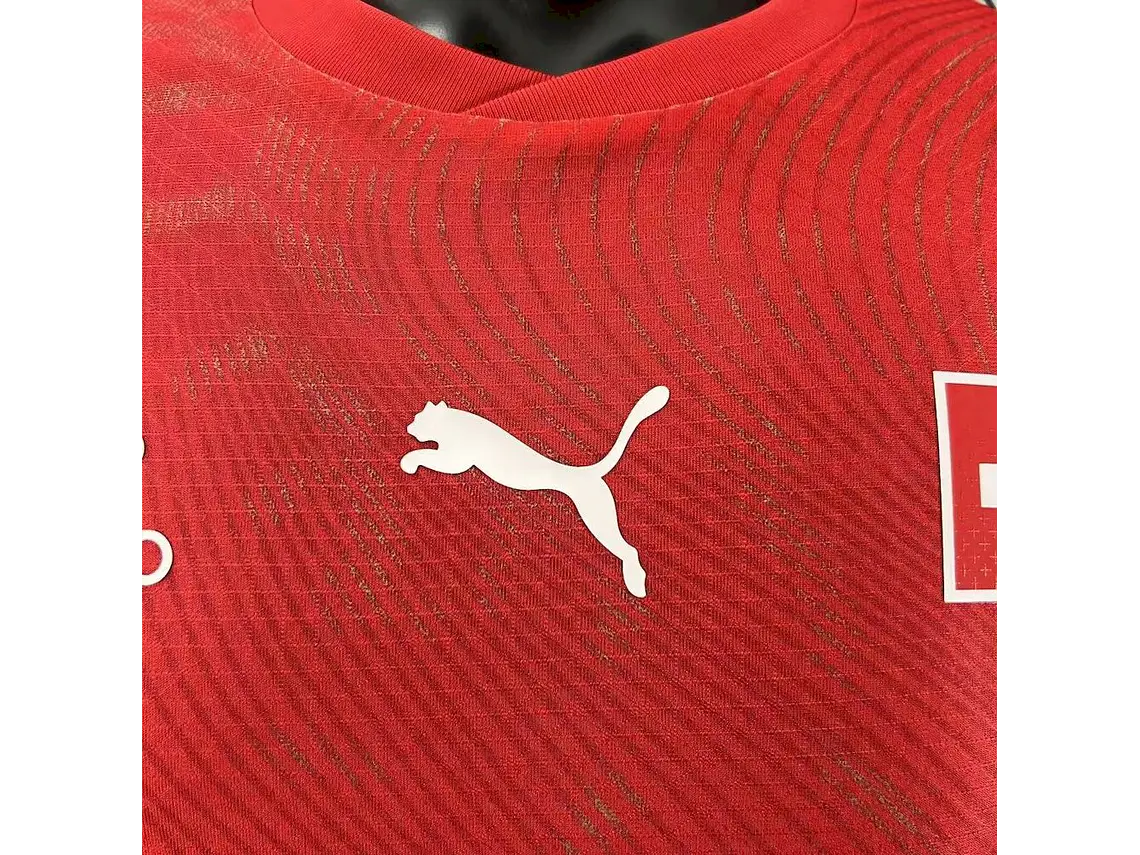 Camisola Suíça 2026 World Cup Home Player S a 2XL 8
