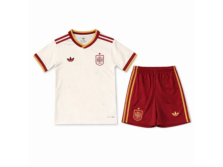 Equipamento Infantil Espanha 2026 World Cup Away  1