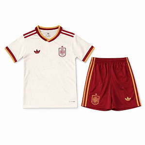 Equipamento Infantil Espanha 2026 World Cup Away 