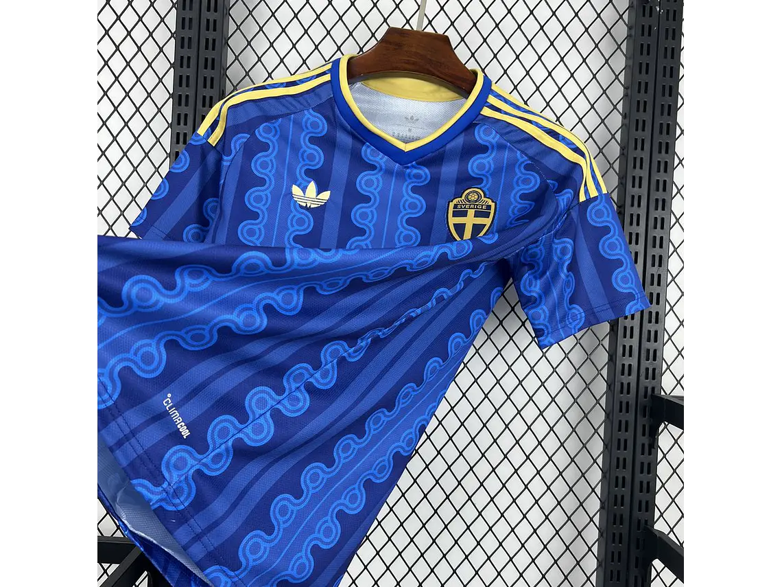 Camisola Suécia 2026 World Cup Away S a 4XL 3