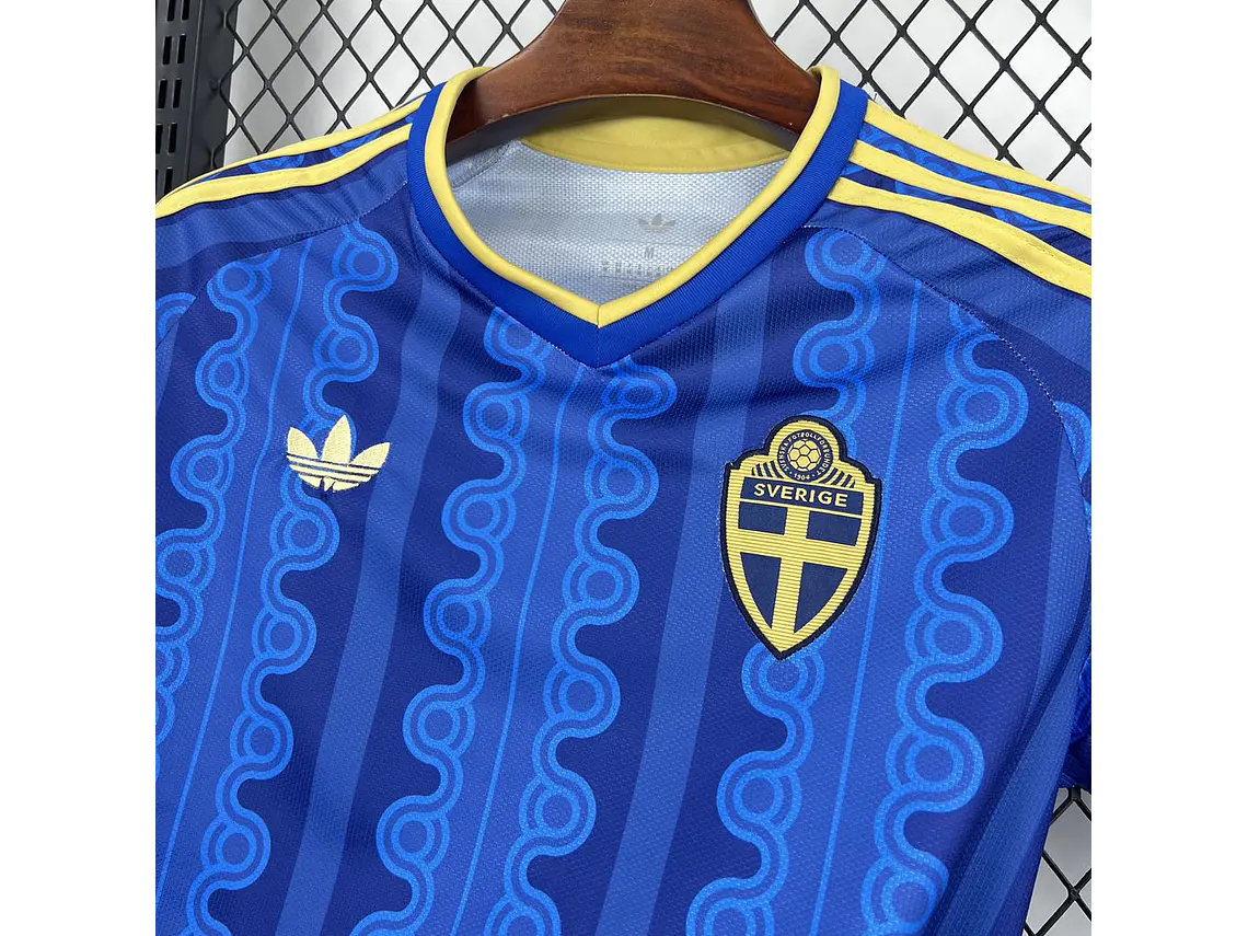 Camisola Suécia 2026 World Cup Away S a 4XL 4