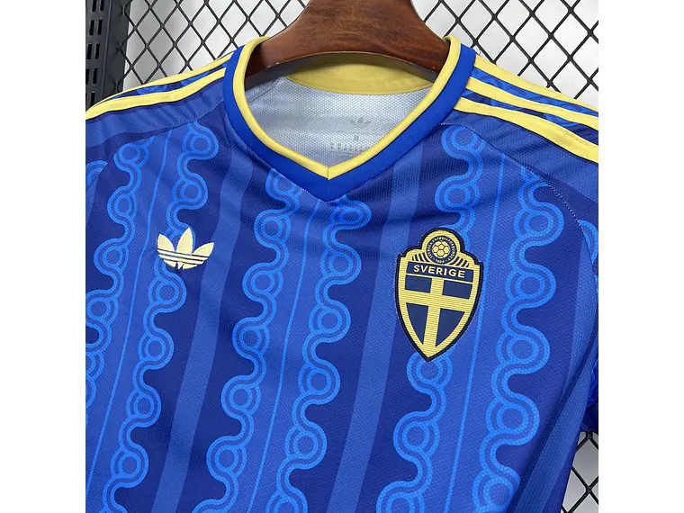 Camisola Suécia 2026 World Cup Away S a 4XL 4