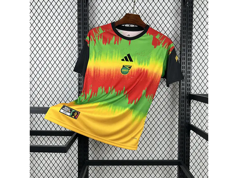 Camisola Jamaica x Bob Marley 2026 Pre Match S a 4XL 1
