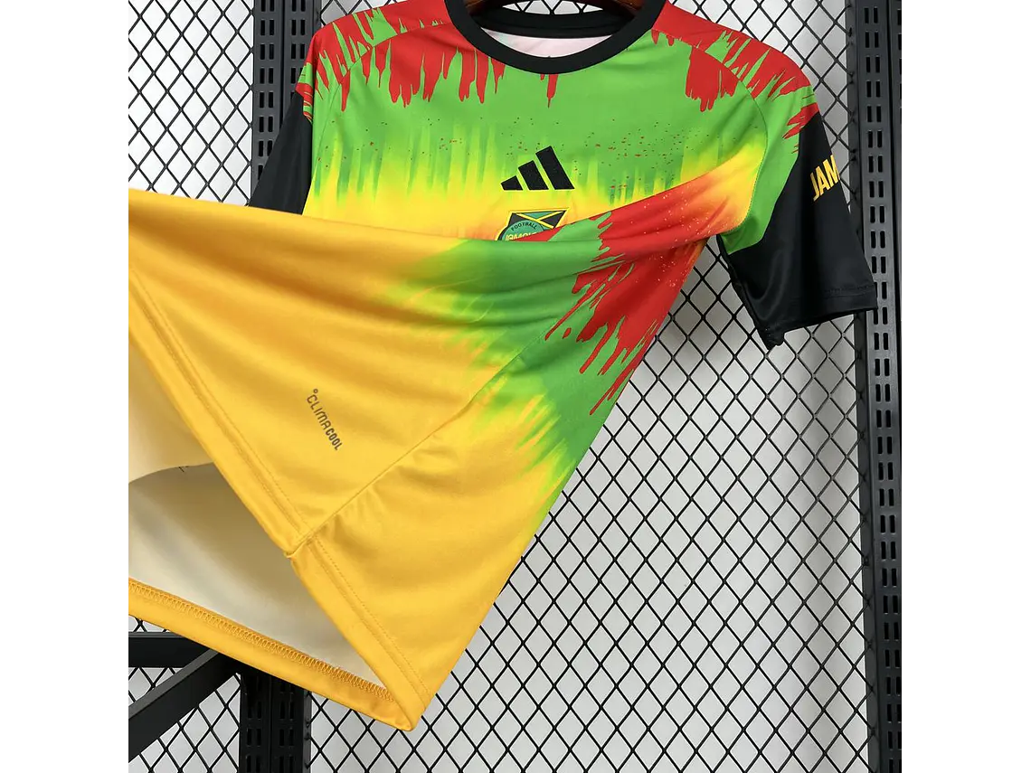 Camisola Jamaica x Bob Marley 2026 Pre Match S a 4XL 4