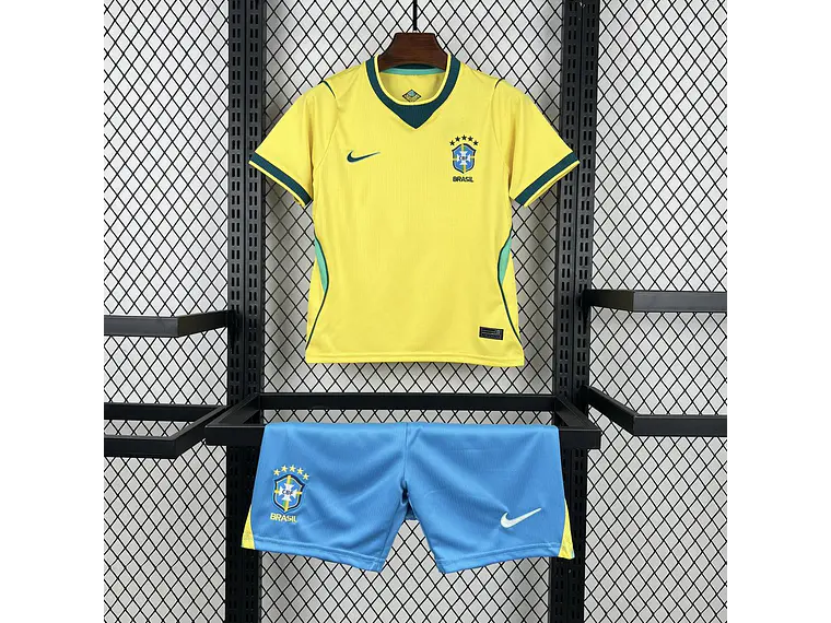 Equipamento Brasil 2026 World Cup Home Kids 1