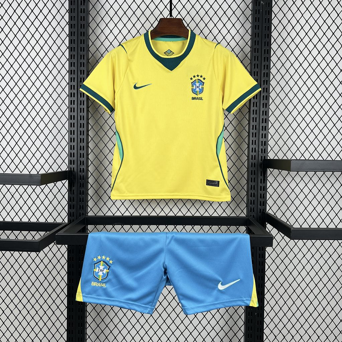 Equipamento Brasil 2026 World Cup Home Kids 1
