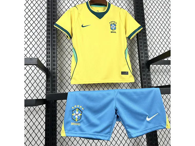 Equipamento Brasil 2026 World Cup Home Kids 3