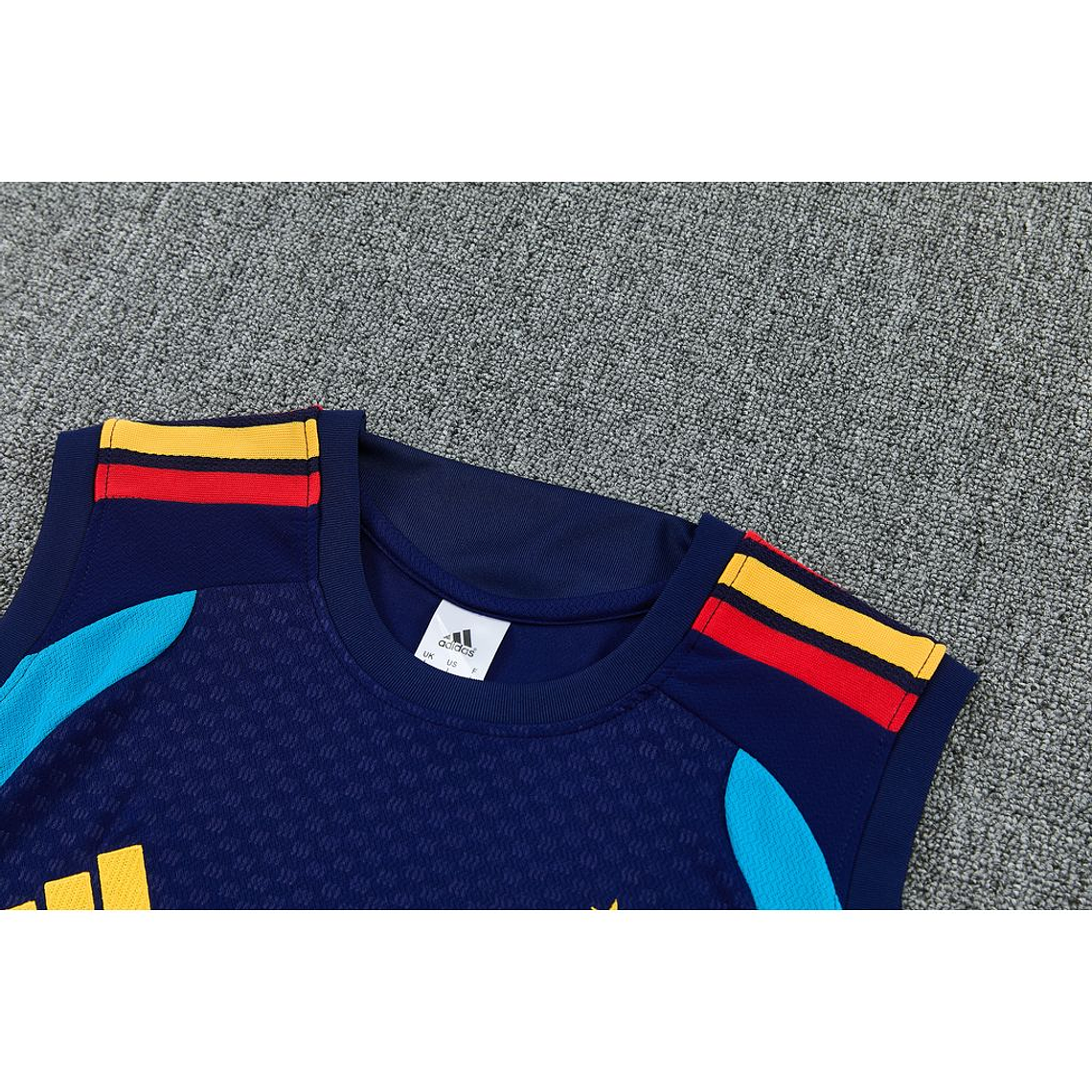 Equipamento Espanha 2026/27 Tank Top + Short HY S a 2XL 4