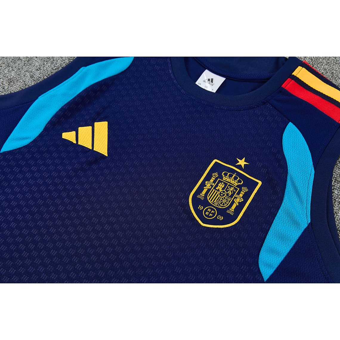 Equipamento Espanha 2026/27 Tank Top + Short HY S a 2XL 3