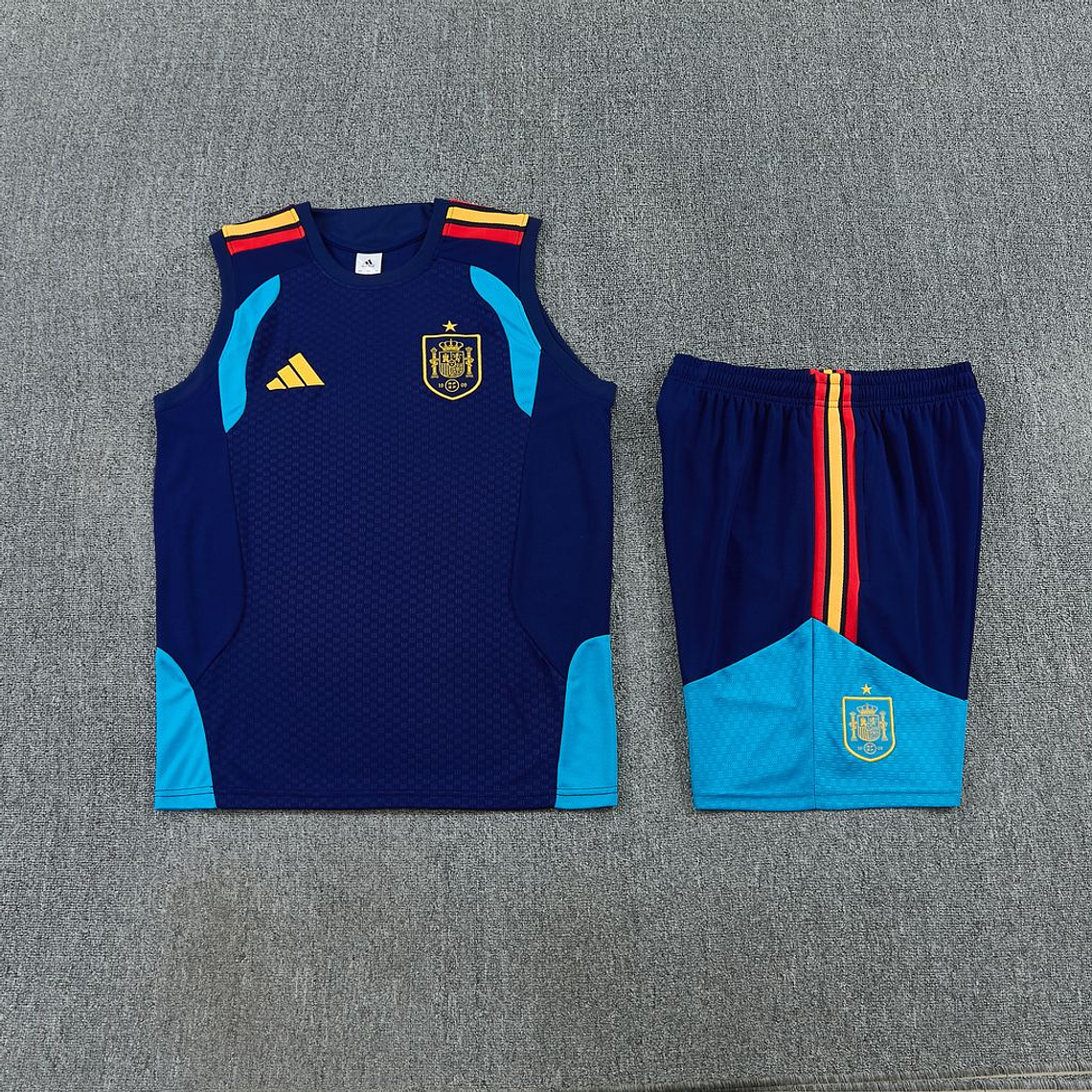 Equipamento Espanha 2026/27 Tank Top + Short HY S a 2XL 5