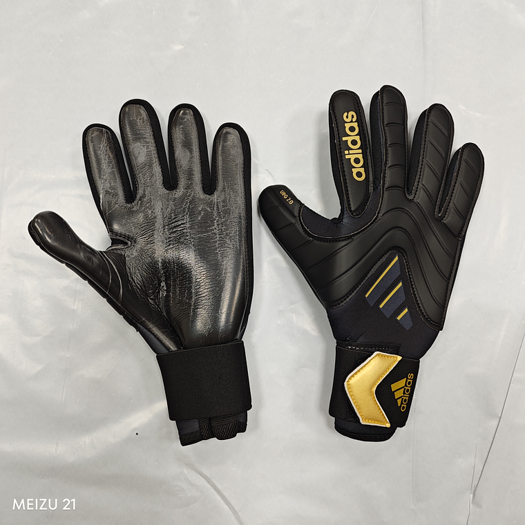 Luvas adidas Copa Pro - Grip URG 2.0 | Aderência Superior | Preto/Dourado 1