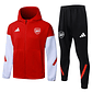 Arsenal 25/26 Tracksuit with Hood, Sizes S to 2XL - thumbnail 1