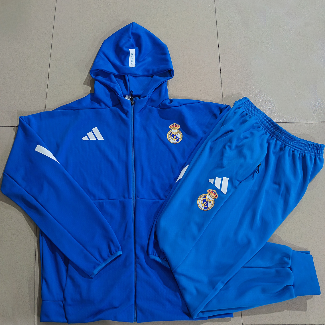 Real Madrid 25/26 Tracksuit with Hood, Sizes S to 2XL 7