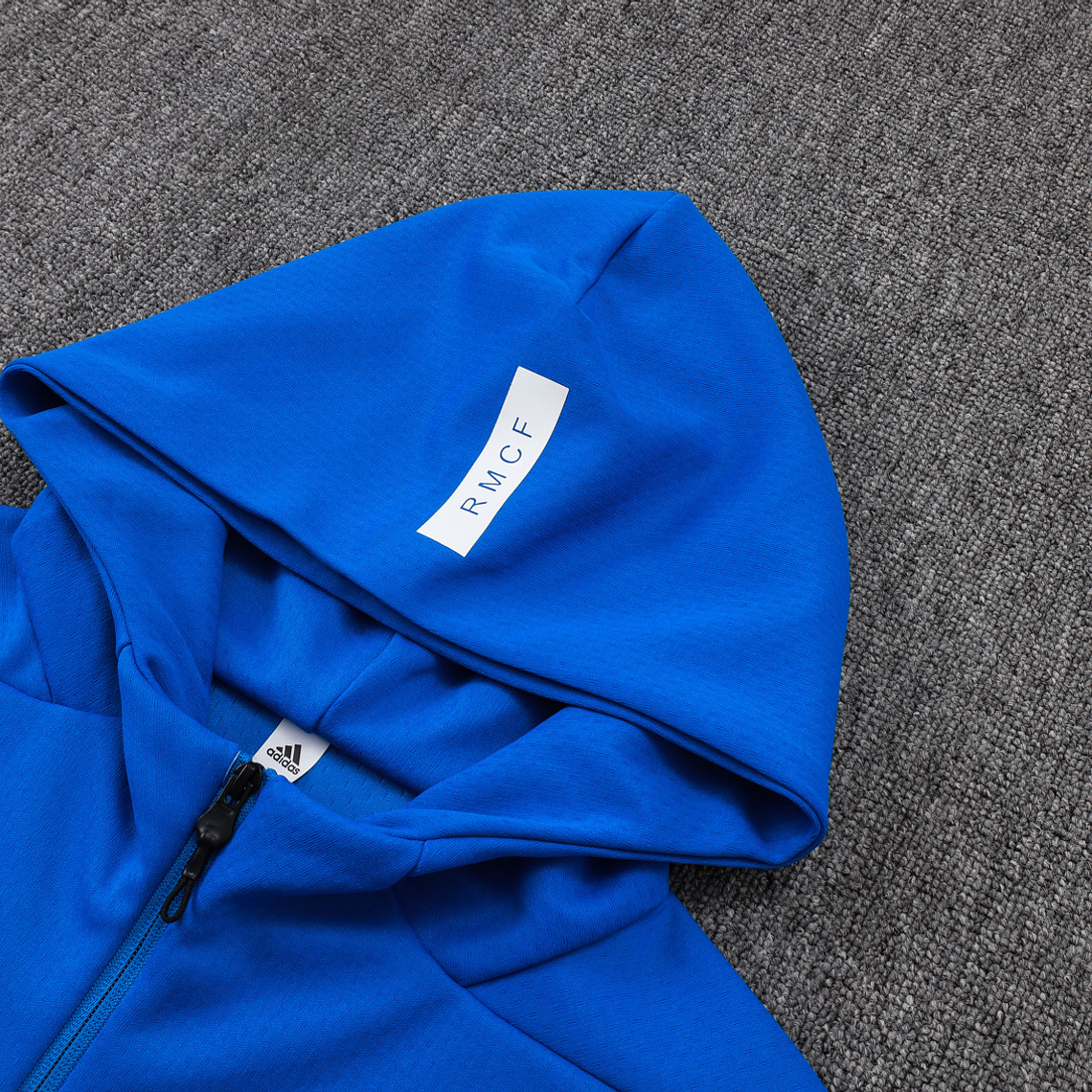 Real Madrid 25/26 Tracksuit with Hood, Sizes S to 2XL 22