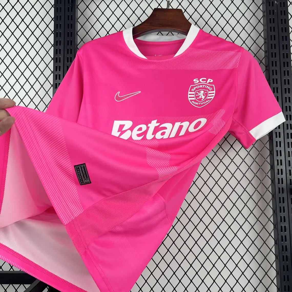 Camisola Sporting 2026/27 Outubro Rosa S a 4XL 3
