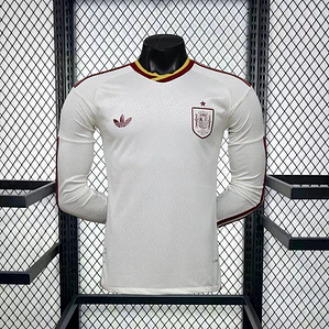 Camisola Espanha 2026 World Cup Away Manga comprida - Versão Jogador