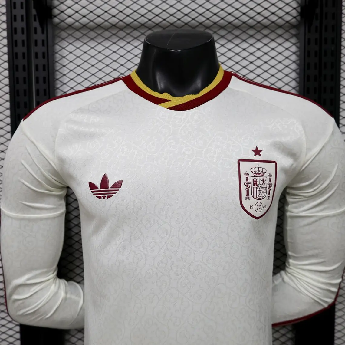 Camisola Espanha 2026 World Cup Away Manga comprida - Versão Jogador 3