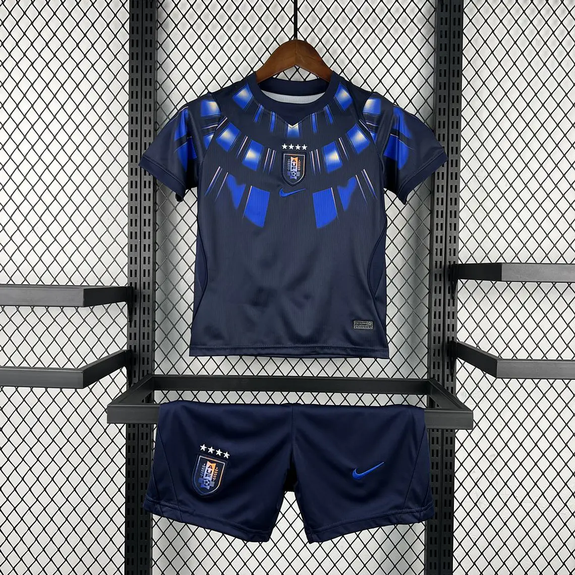 Kit Completo Criança Uruguai 2026 World Cup Away  1