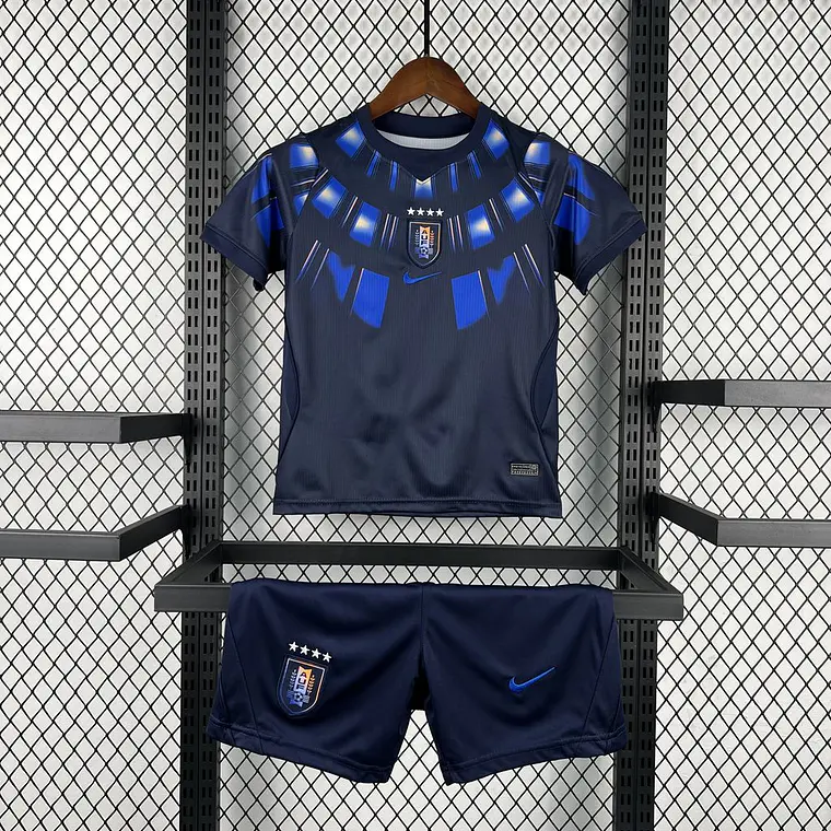 Kit Completo Criança Uruguai 2026 World Cup Away  1