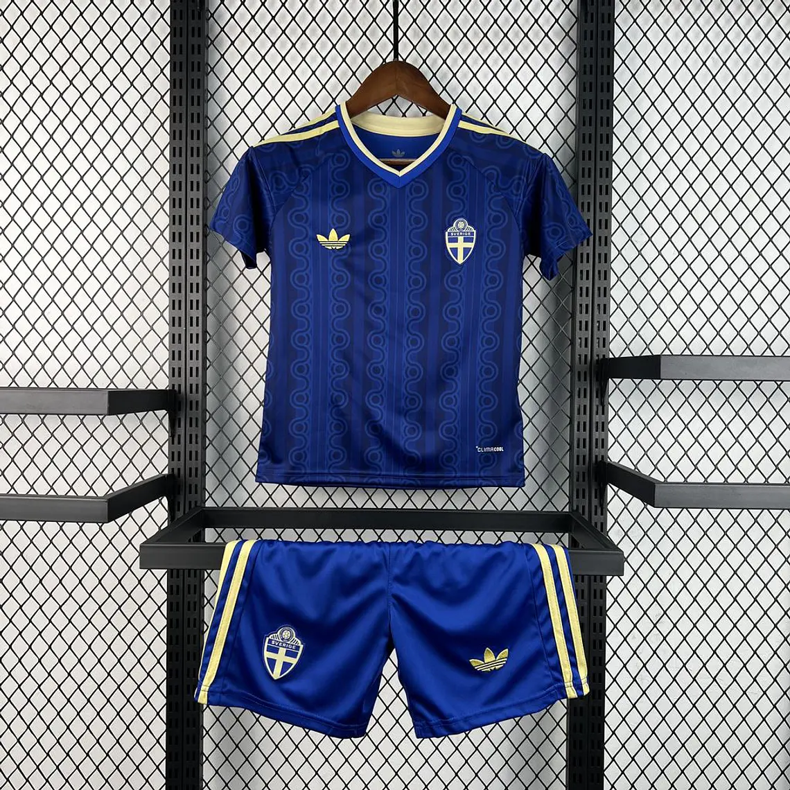 Kit Criança Suécia 2026 World Cup Away  1