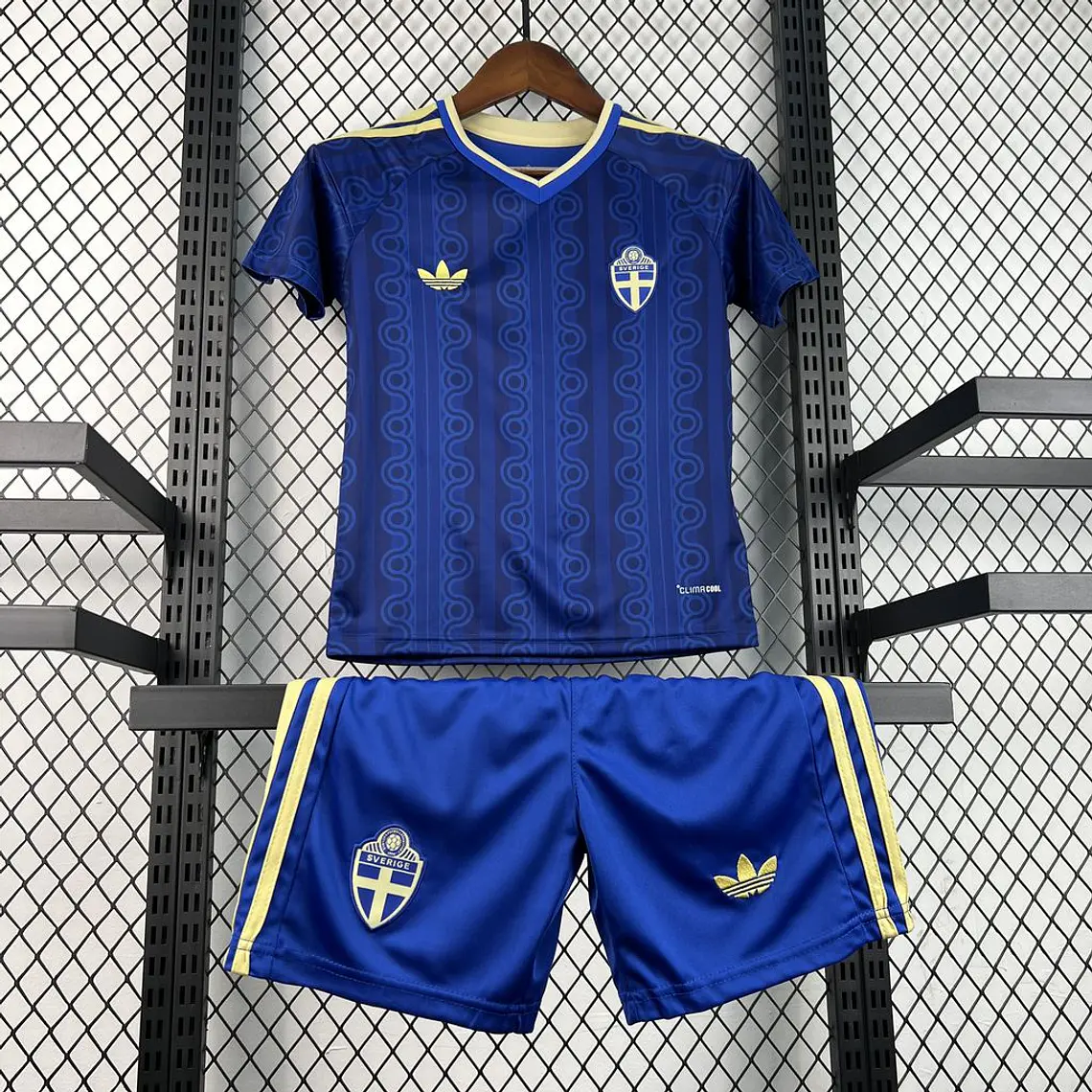 Kit Criança Suécia 2026 World Cup Away  3