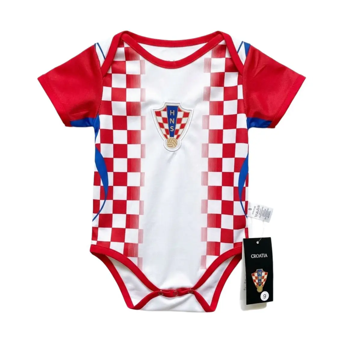 Body Bebé Croácia World Cup 2026 Home – 6 aos 24 Meses 1