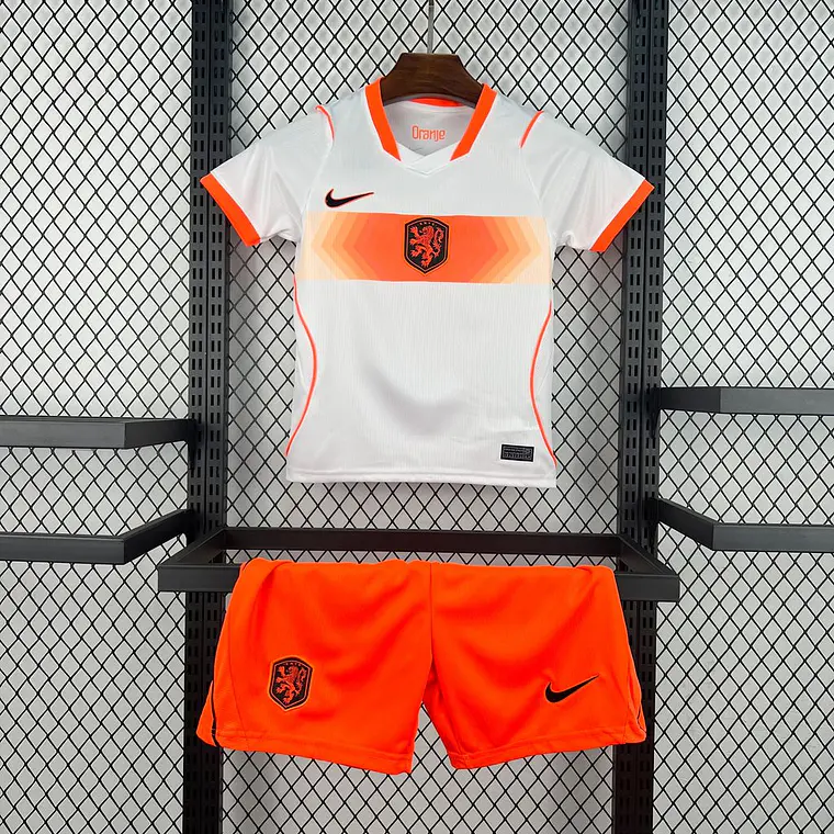 Kit Criança Países Baixos World Cup 2026 Away 1