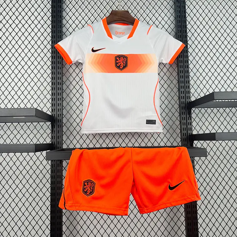 Kit Criança Países Baixos World Cup 2026 Away 3