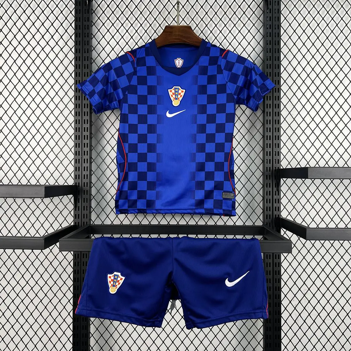 Kit Criança Croácia World Cup 2026 Away Kit 1