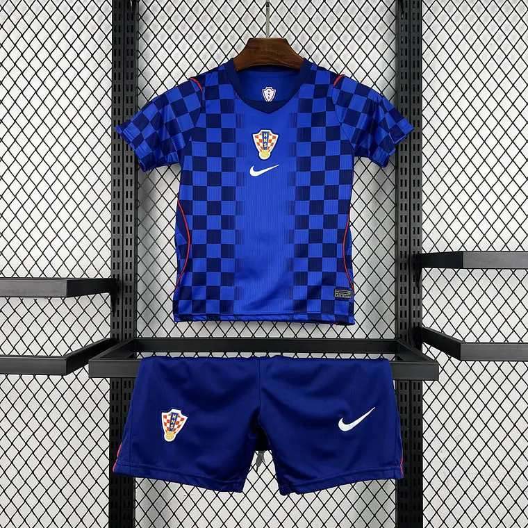 Kit Criança Croácia World Cup 2026 Away Kit 5