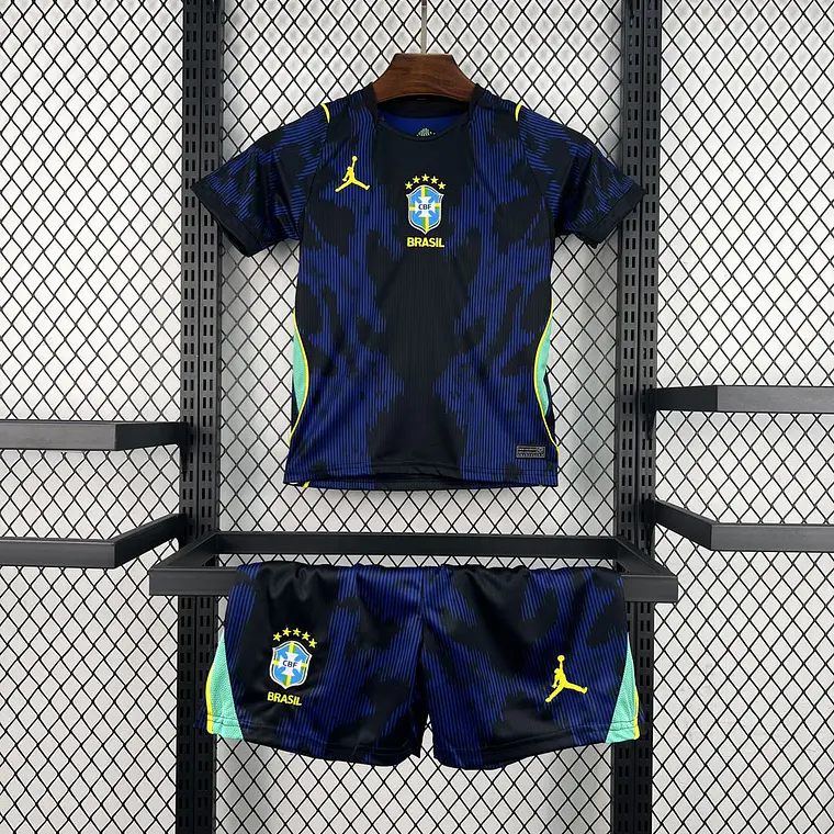 Kit Criança Brasil World Cup 2026 Away Kit 1