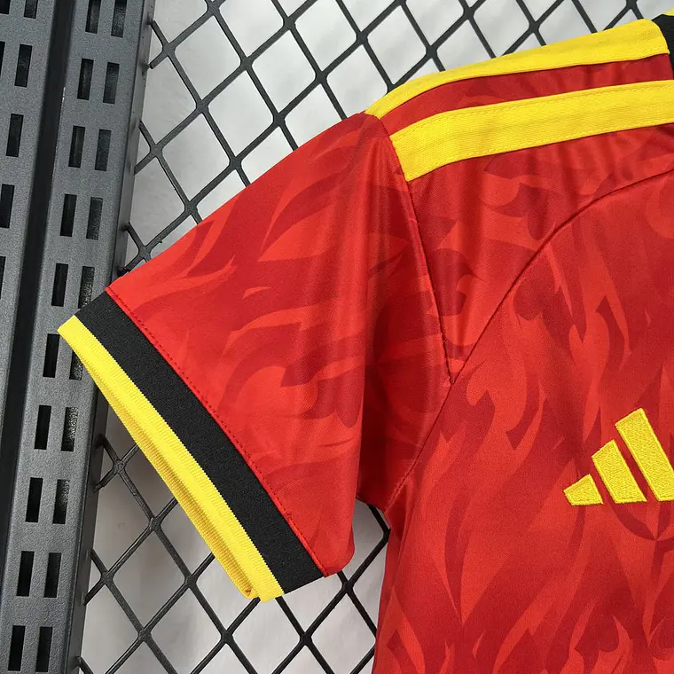 Kit Criança Bélgica World Cup 2026 Home Kit 7