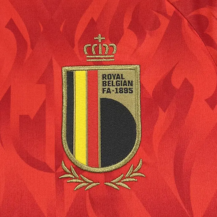 Kit Criança Bélgica World Cup 2026 Home Kit 4