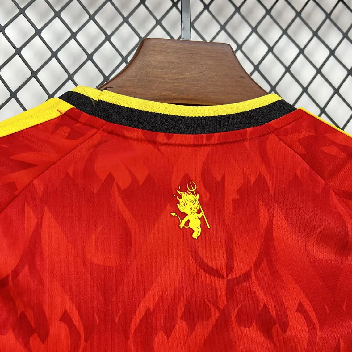 Kit Criança Bélgica World Cup 2026 Home Kit 6